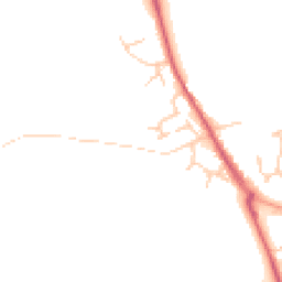 Daytime road noise heatmap for IP6 0SF