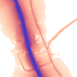 Daytime road noise heatmap for IP6 0SN