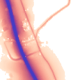 Daytime road noise heatmap for IP6 0SR