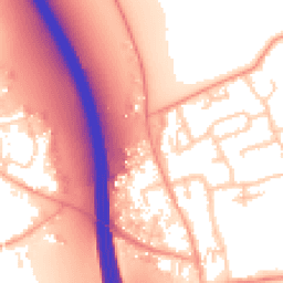 Daytime road noise heatmap for IP6 0TB