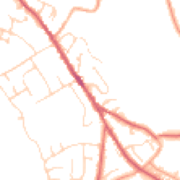 Daytime road noise heatmap for IP6 8AP