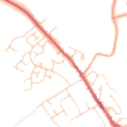 Daytime road noise heatmap for IP6 8BF