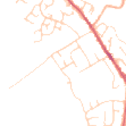 Daytime road noise heatmap for IP6 8BN
