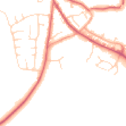 Daytime road noise heatmap for IP6 8HA