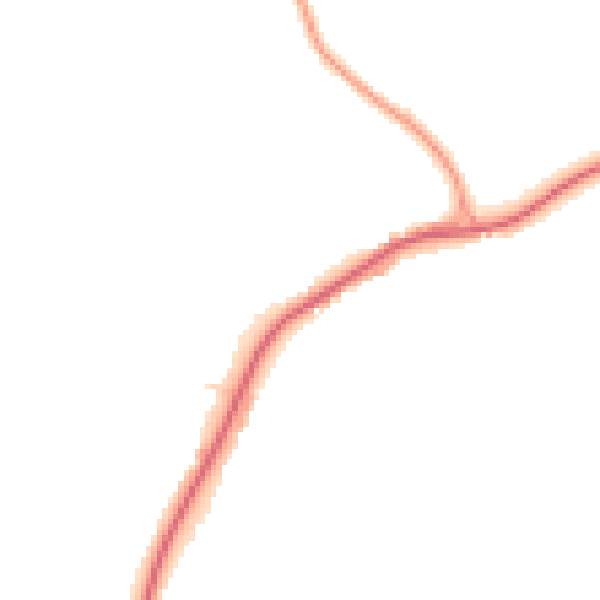 Daytime road noise heatmap for IP6 8HR