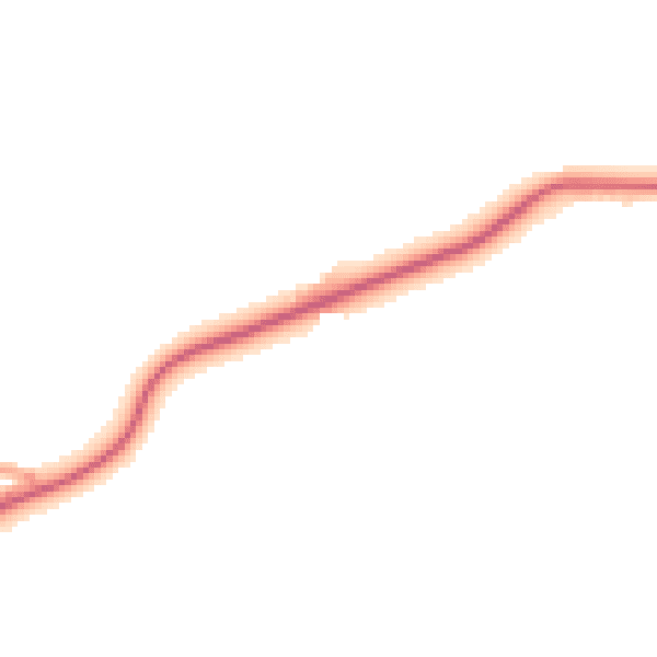 Daytime road noise heatmap for IP6 8JE