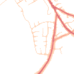 Daytime road noise heatmap for IP6 8JL