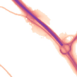Night-time road noise heatmap for IP6 8LL