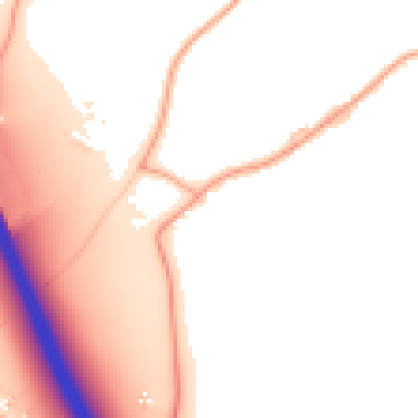 Daytime road noise heatmap for IP6 8NL