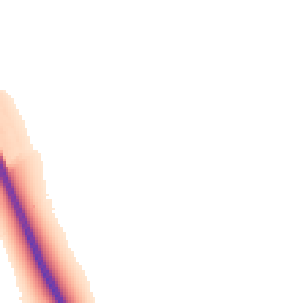 Night-time road noise heatmap for IP6 8NL