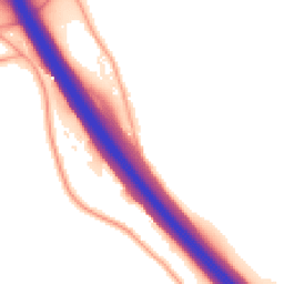 Daytime road noise heatmap for IP6 8PZ