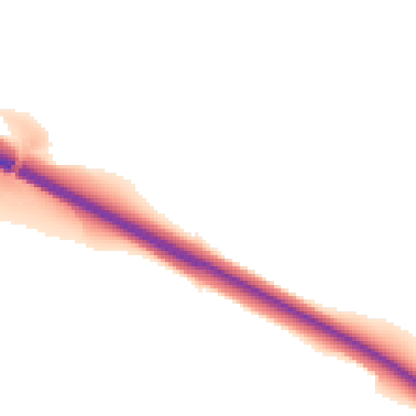 Night-time road noise heatmap for IP6 8QP