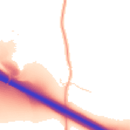 Daytime road noise heatmap for IP6 8QT