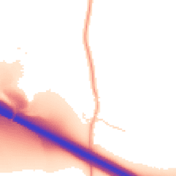 Daytime road noise heatmap for IP6 8QU