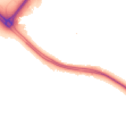 Daytime road noise heatmap for IP6 8RT