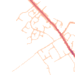 Daytime road noise heatmap for IP6 8XG