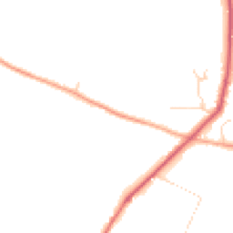 Daytime road noise heatmap for IP6 9AT