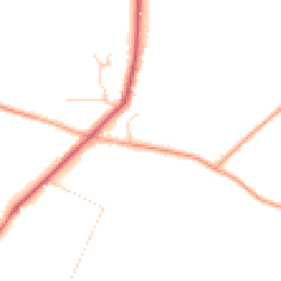 Daytime road noise heatmap for IP6 9BE