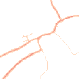 Daytime road noise heatmap for IP6 9BS