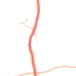 Daytime road noise heatmap for IP6 9ES