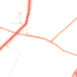 Daytime road noise heatmap for IP6 9FB