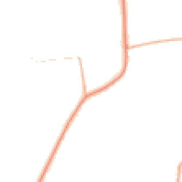 Daytime road noise heatmap for IP6 9JU