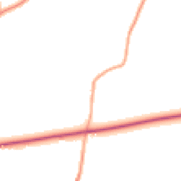 Daytime road noise heatmap for IP6 9LL