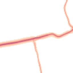 Daytime road noise heatmap for IP6 9NE