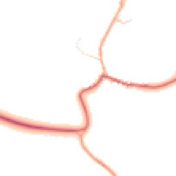 Daytime road noise heatmap for IP6 9PZ