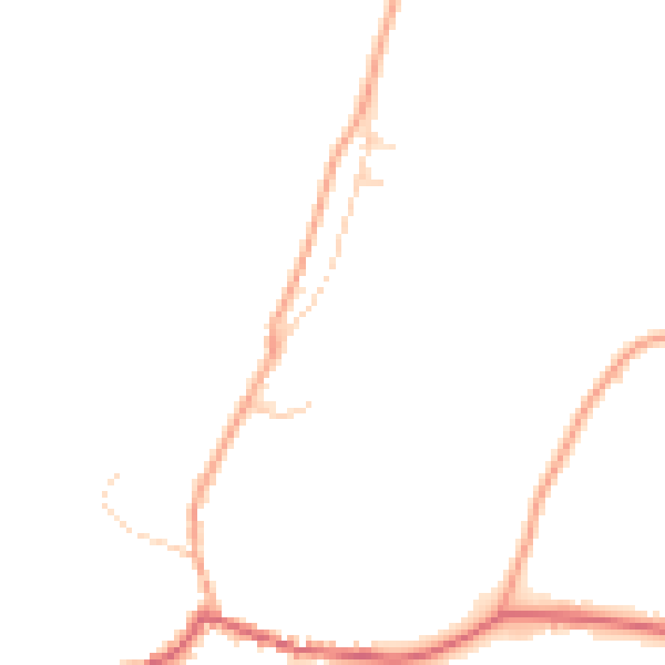 Daytime road noise heatmap for IP6 9QG
