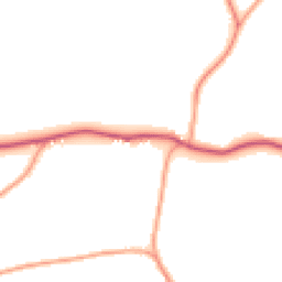 Daytime road noise heatmap for IP6 9RT