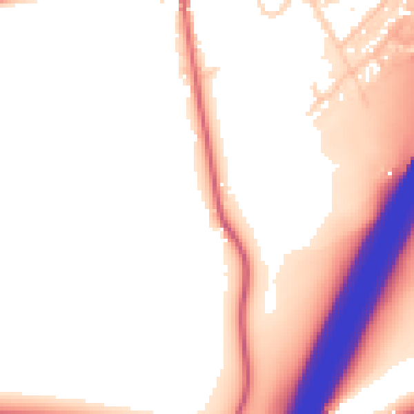 Daytime road noise heatmap for IP8 3AP