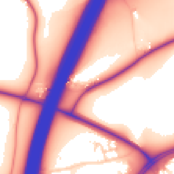 Daytime road noise heatmap for IP8 3AS