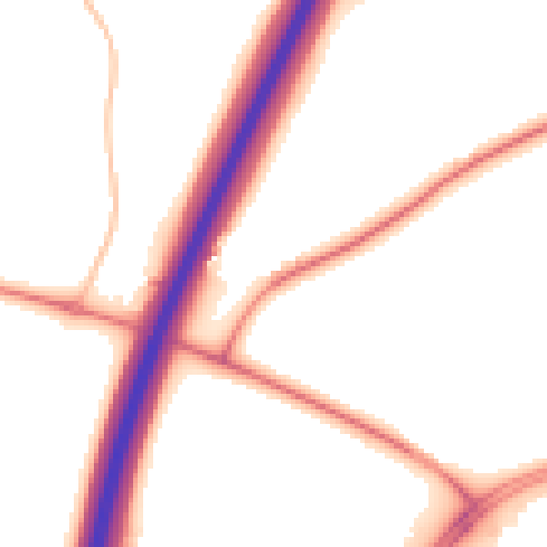 Night-time road noise heatmap for IP8 3AS