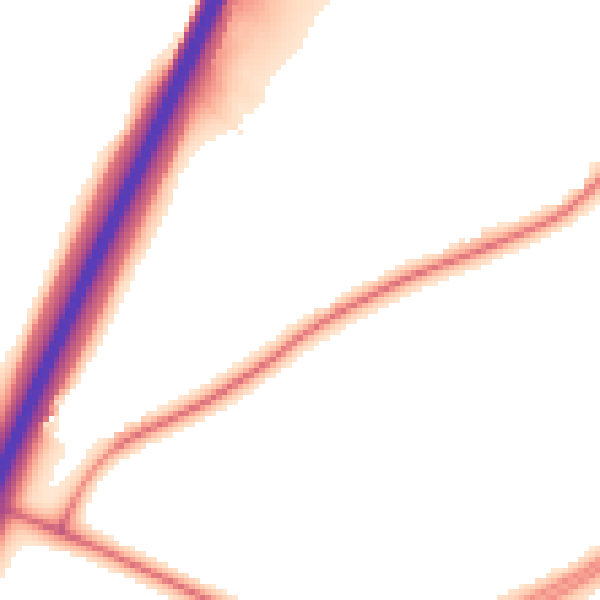 Night-time road noise heatmap for IP8 3AT