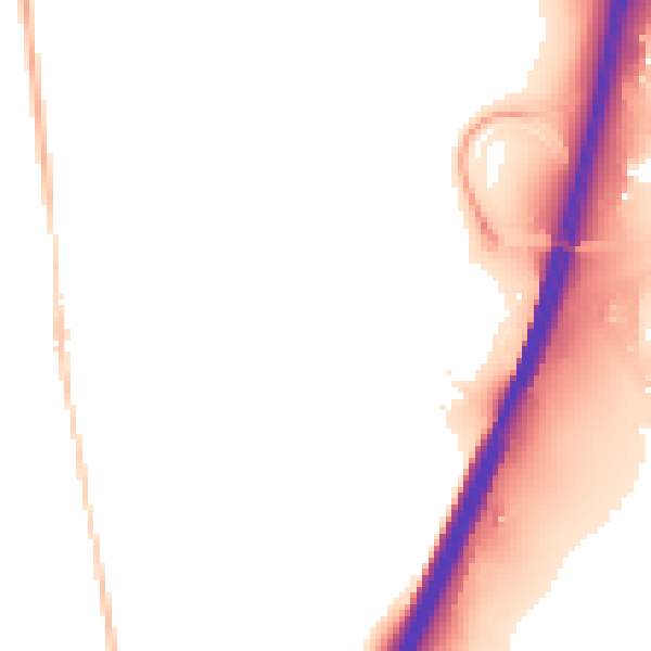 Night-time road noise heatmap for IP8 3BQ