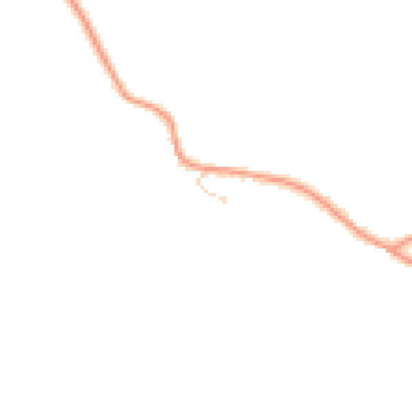 Daytime road noise heatmap for IP8 3ER