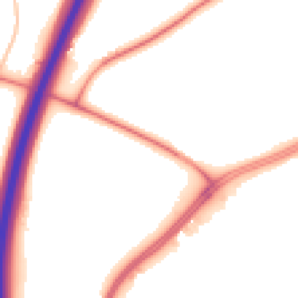 Night-time road noise heatmap for IP8 3FJ