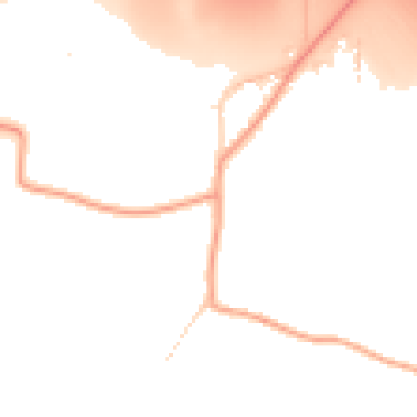 Daytime road noise heatmap for IP8 3GL