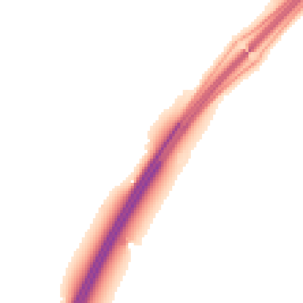 Night-time road noise heatmap for IP8 3JJ