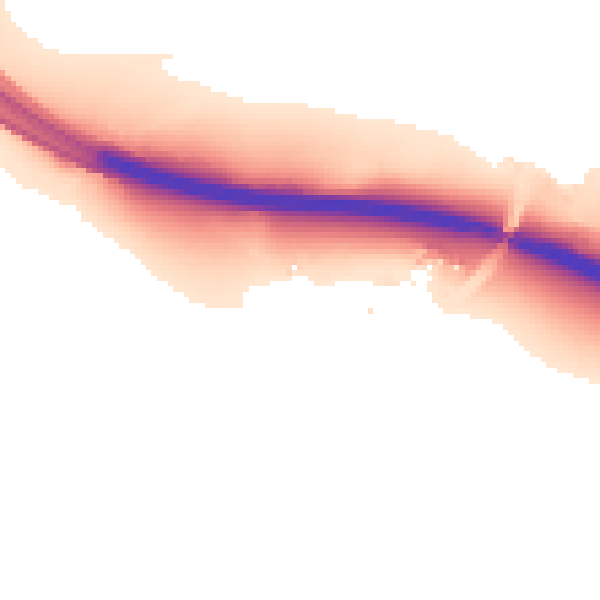 Night-time road noise heatmap for IP8 3LZ