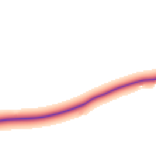 Daytime road noise heatmap for IP8 3PB