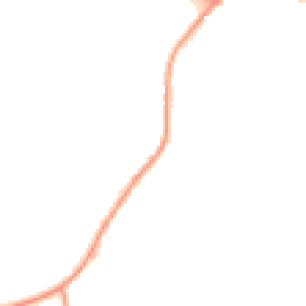 Daytime road noise heatmap for IP8 3PN