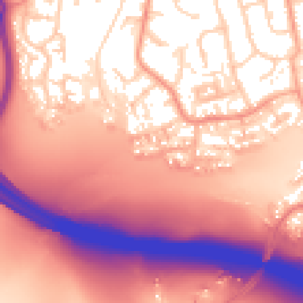 Daytime road noise heatmap for IP8 3RF