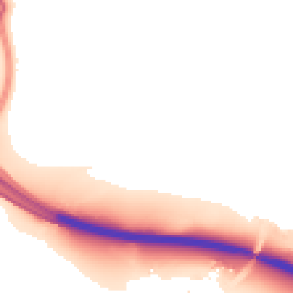 Night-time road noise heatmap for IP8 3RF