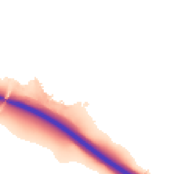 Night-time road noise heatmap for IP8 3UA