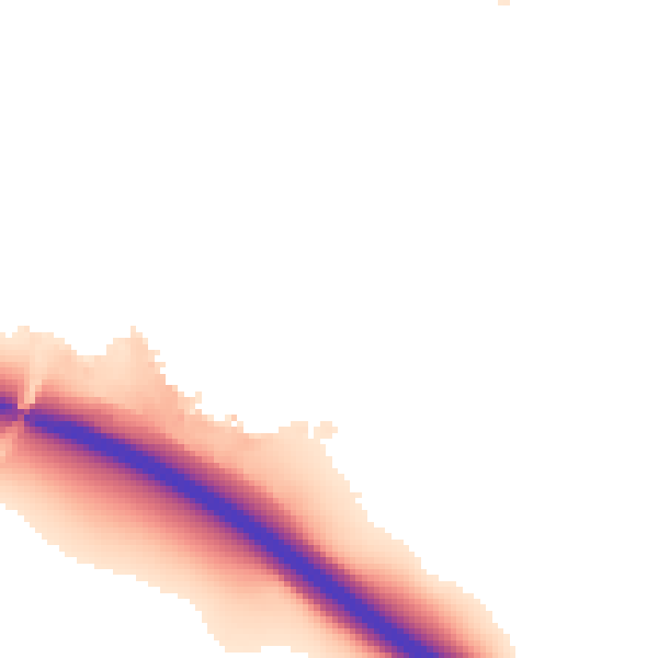 Night-time road noise heatmap for IP8 3UB