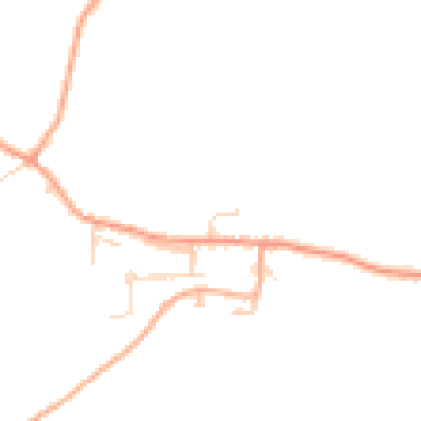 Daytime road noise heatmap for IP8 4PF