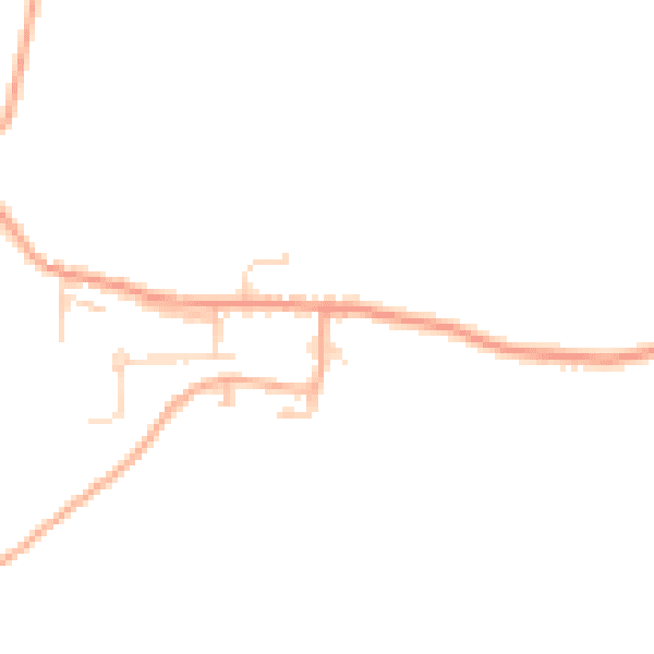 Daytime road noise heatmap for IP8 4PL