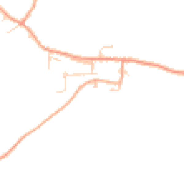 Daytime road noise heatmap for IP8 4PP